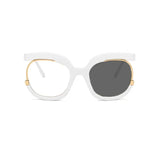White Anti Blue Light Vision Distance Computer Eyeglasses