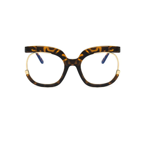 Leopard Anti Blue Light Vision Distance Computer Eyeglasses