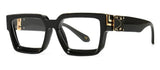 Black Anti Blue Light With Diopter Minus 0 -1.5 -6.0 Eyewear
