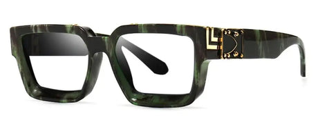 Green Anti Blue Light With Diopter Minus 0 -1.5 -6.0 Eyewear
