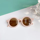 Baby Girls Outdoor Cute Striped Polygon UV400 Sunglasses