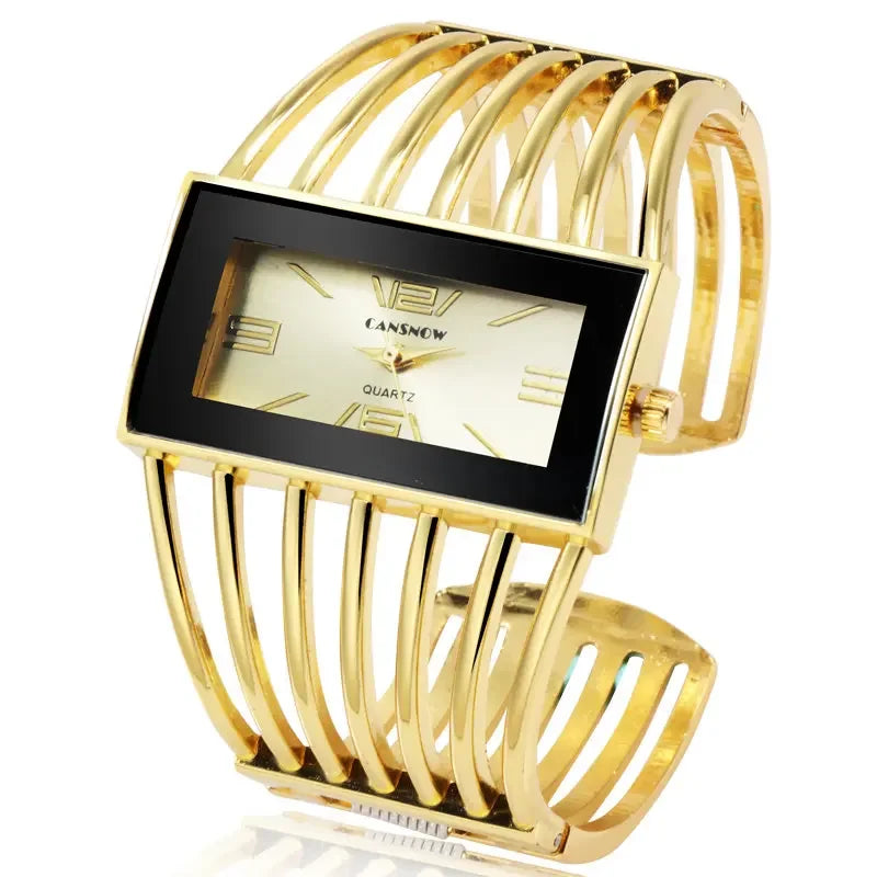 Bangle Bracelet Watch For Women gold