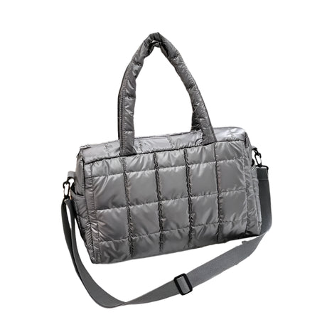 Big Capacity Waterproof Nylon Shoulder Travel Bag grey