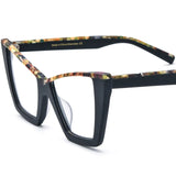 Big Frame Colorful Optical Eyewear black