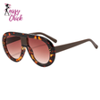 Big Frame Rivet One Piece Sunglasses Sassy Chick Logo