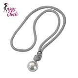 Big Pearl Statement Pendant Necklace Sassy Chick Logo