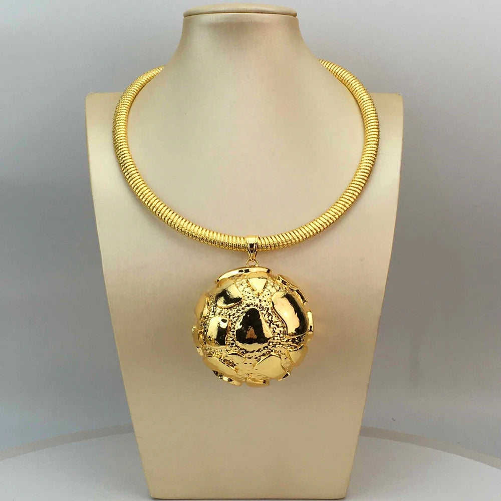 Big Pendant Light Weight Bold Jewelry Sets