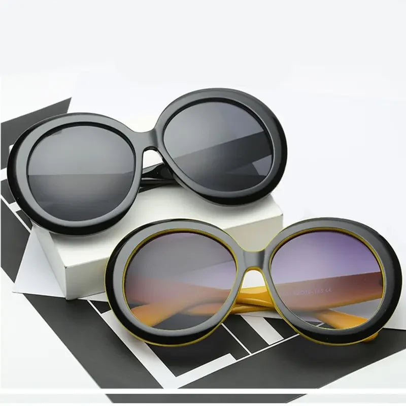 Big Round Gradient Sunglasses