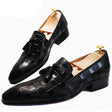 Black Brown Loafers For Men