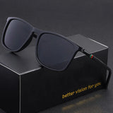 Black Classic Square Men's Sunglasses