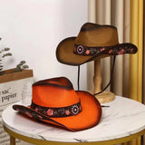 Collection of cowboy straw hat