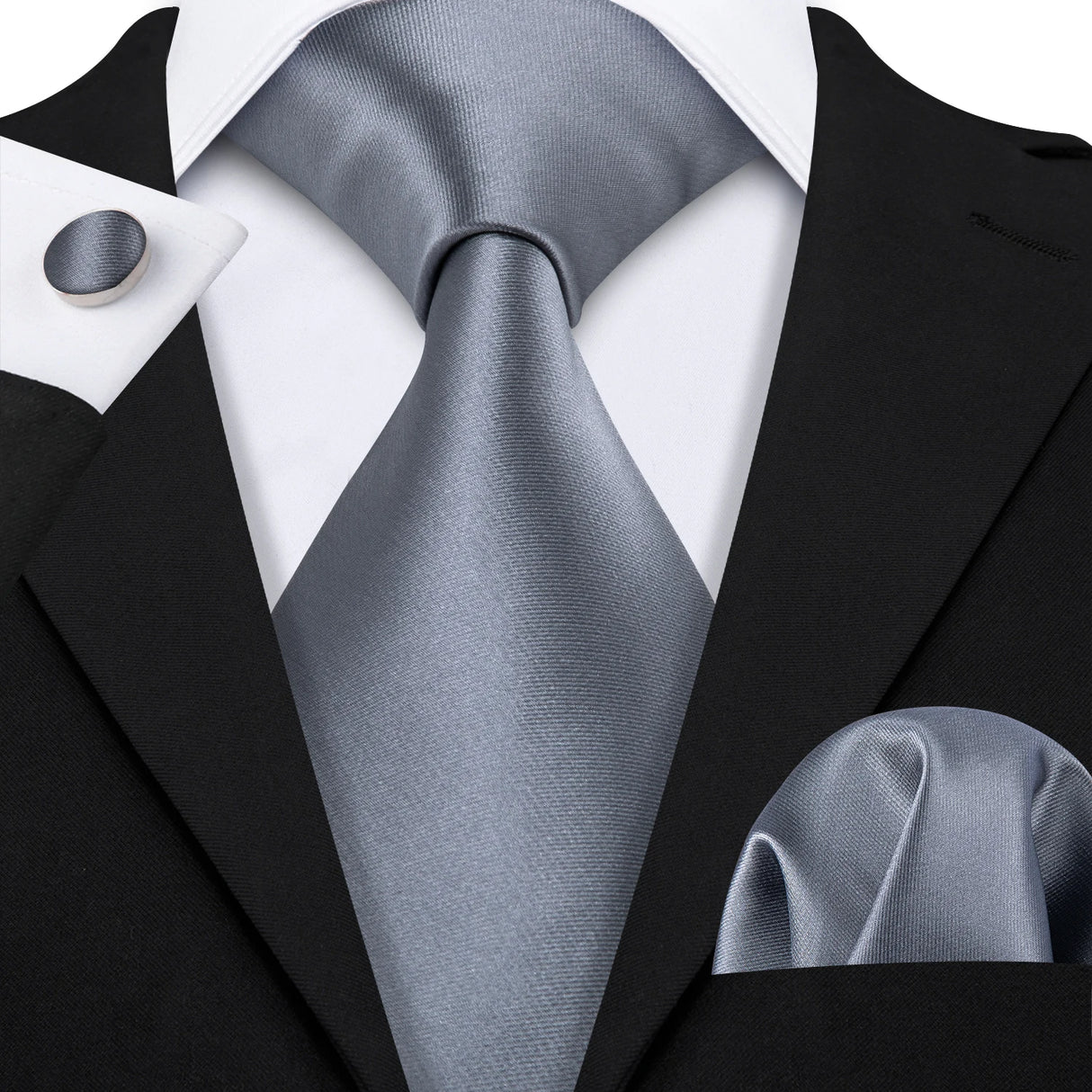 gray necktie set