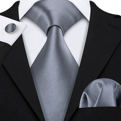 gray necktie set