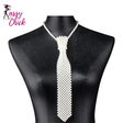 Black White Pearl Fashion Style Necktie Sassy Chick Logo