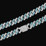 Bling Cuban Necklace And Bracelet