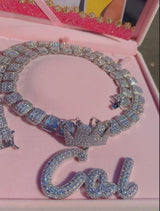 Bling Micro Paved Hip hop Necklace