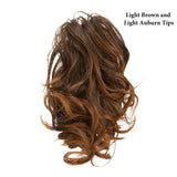 Blonde Natural Hair False Pigtail Ponytail Extensions Hairpiece