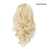 Blonde Natural Hair False Pigtail Ponytail Extensions Hairpiece