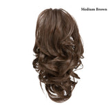 Blonde Natural Hair False Pigtail Ponytail Extensions Hairpiece