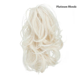 Blonde Natural Hair False Pigtail Ponytail Extensions Hairpiece