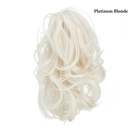 Blonde Natural Hair False Pigtail Ponytail Extensions Hairpiece