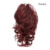 Blonde Natural Hair False Pigtail Ponytail Extensions Hairpiece