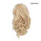Blonde Natural Hair False Pigtail Ponytail Extensions Hairpiece