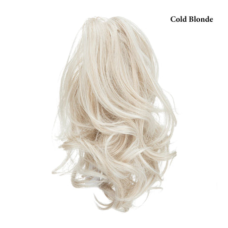 Blonde Natural Hair False Pigtail Ponytail Extensions Hairpiece