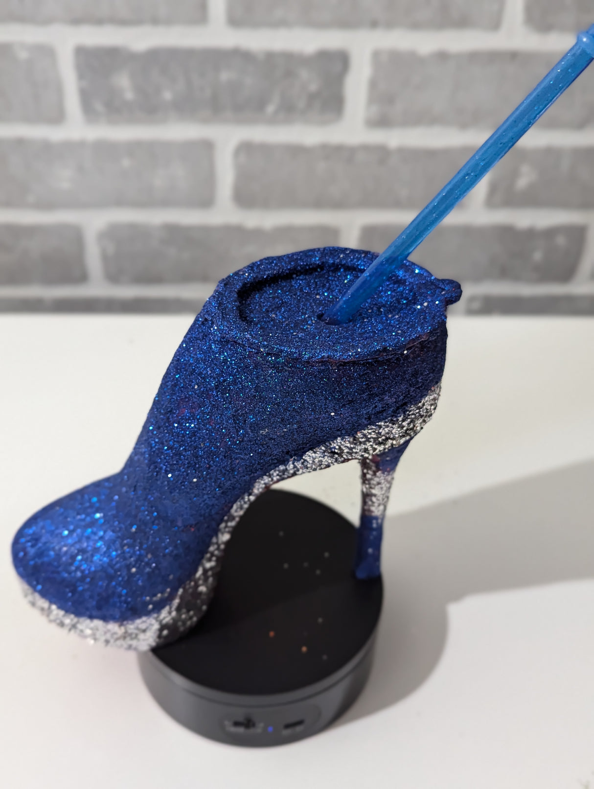 Blue Custom Stiletto Heel Tumbler Cup