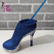 Blue Custom Stiletto Heel Tumbler Cup Sassy Chick Logo