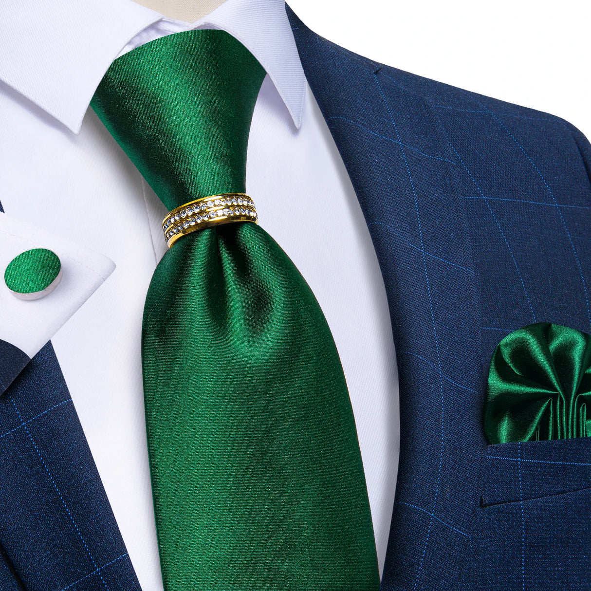 green tie set