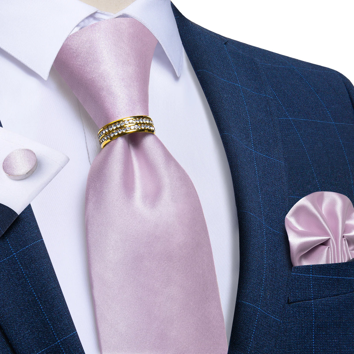 purple tie set
