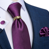 purple tie set