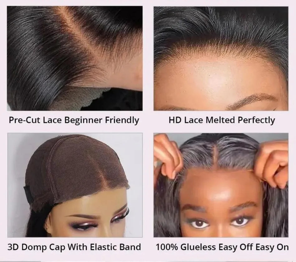 Body Wave 13X6 HD Lace Human Hair Wigs