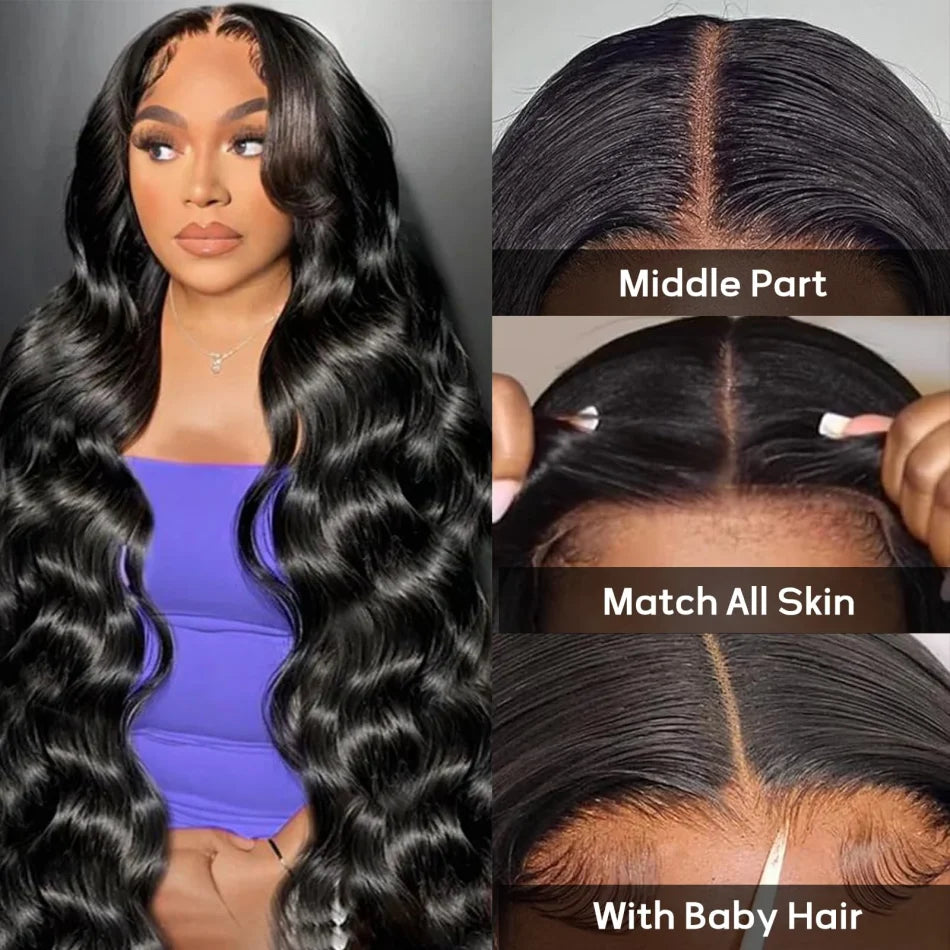 Body Wave 13X6 HD Lace Human Hair Wigs
