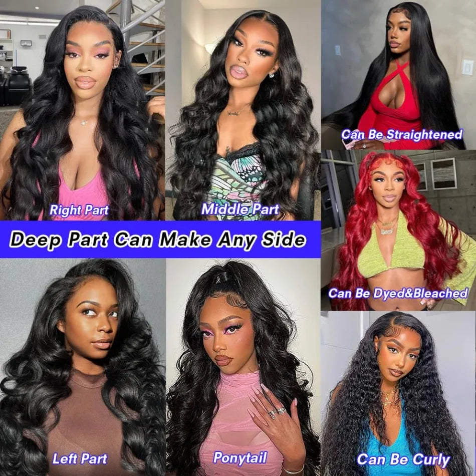 Body Wave 13x6 Hd Lace Frontal Human Hair Wigs