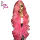 Body Wave 13x6 Lace Front Human Hair Wigs Sassy Chick Logo