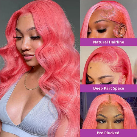Body Wave 13x6 Lace Front Human Hair Wigs