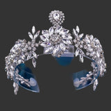 Bohemian Crystal Rhinestone Crown Forehead Bridal Headband