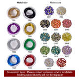 Bohemian Crystal Rhinestone Crown Forehead Bridal Headband