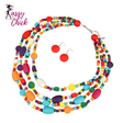 Bohemian Fresh Multi-layer Wooden Bead Handmade Jewelry Sassy Chick Logo