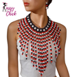 Bohemian Retro Beaded Statement Ethnic Jewelry Set Sassy Chick Logo