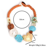 Size of Bohemian Statement Beach Party Necklace