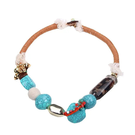 Bohemian Statement Big Beads Necklace