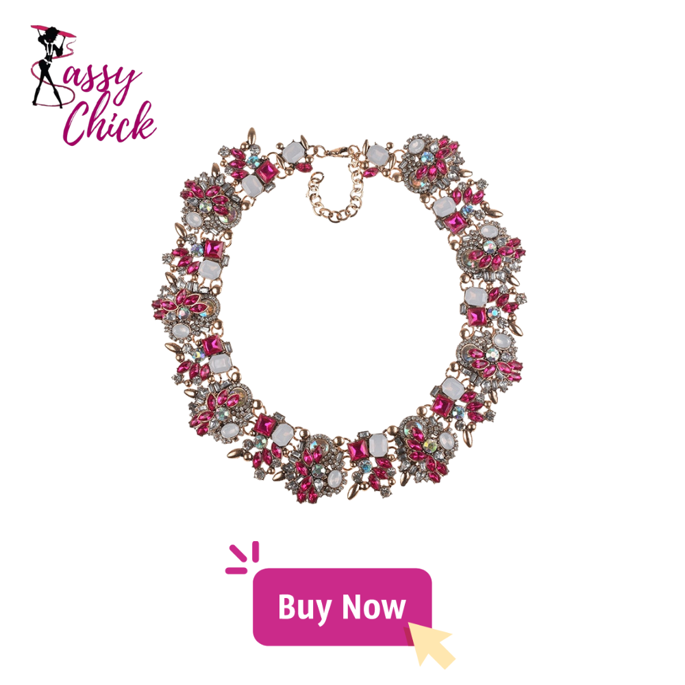 Boho Crystal Rhinestone Retro Necklace