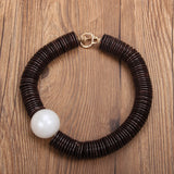 Boho Statement Big Beads Handmade Necklace