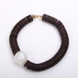 Boho Statement Big Beads Handmade Necklace