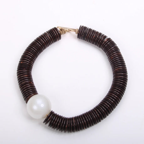 Boho Statement Big Beads Handmade Necklace