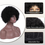 Details of Bouncy and Soft Afro Puff Synthetic Wig for Women