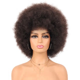 Brown Bouncy and Soft Afro Puff Synthetic Wig for Women